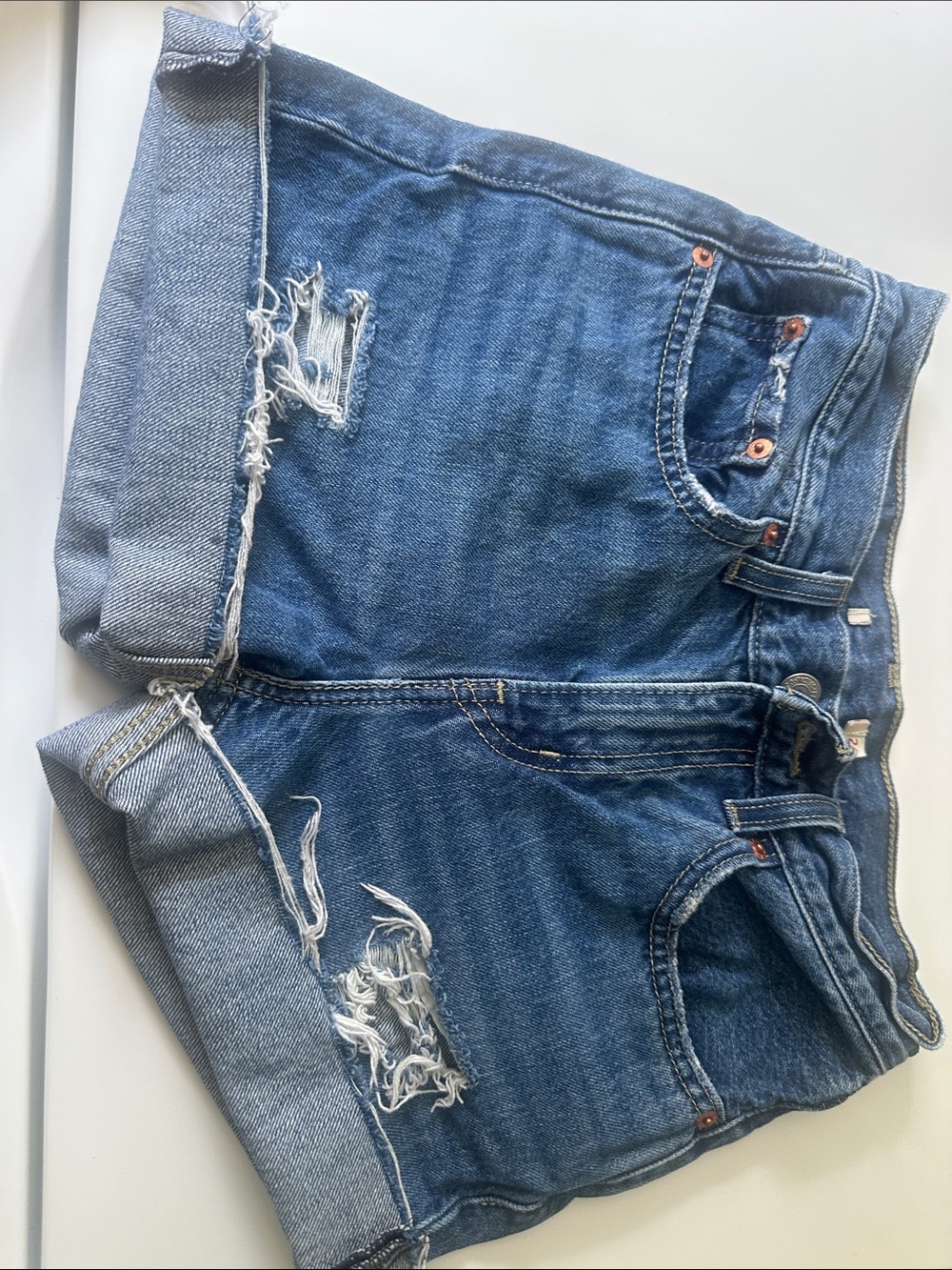 Levi Festival high rise cut offs